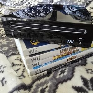 Nintendo Wii Black Console